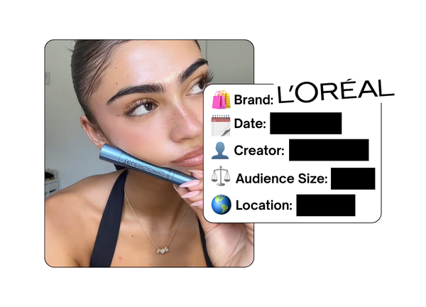 Spotted: L'Oreal in a new paid collab
