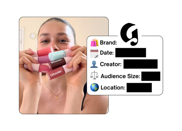 Spotted: Glossier in a new paid collab