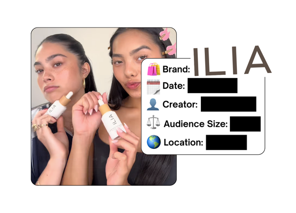 Spotted: ILIA Beauty in a new paid collab