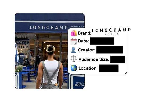 Spotted: Longchamp in a new paid collab