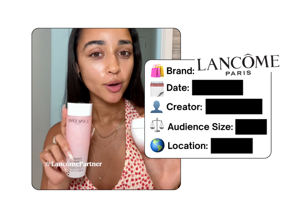 Spotted: Lancôme in a new paid collab