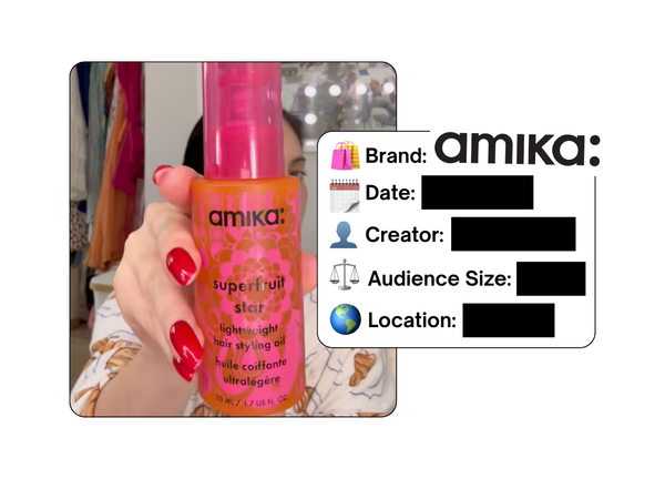 Spotted: Amika in a new paid collab
