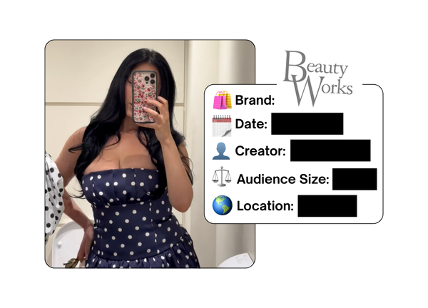 Spotted: Beauty Works in a new paid collab