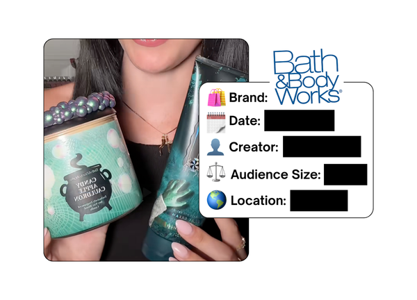 Spotted: Bath & Body Works in a new paid collab