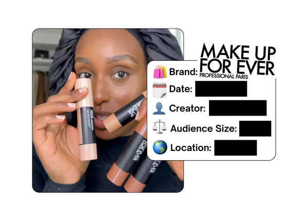 Spotted: Makeup Forever in a new paid collab
