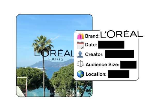 Spotted: L'Oreal in a new paid collab