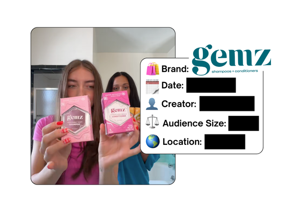 Spotted: Gemz Haircare in a new paid collab