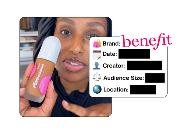 Spotted: Benefit Cosmetics in a new paid collab