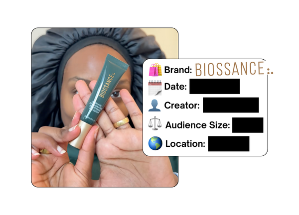 Spotted: Biossance in a new paid collab