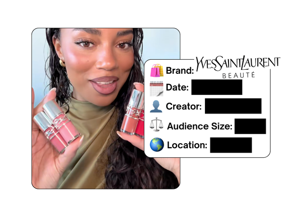 Spotted: YSL Beauty in a new paid collab