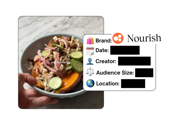 Spotted: Nourish in a new paid collab