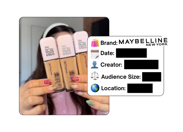 Spotted: Maybelline in a new paid collab