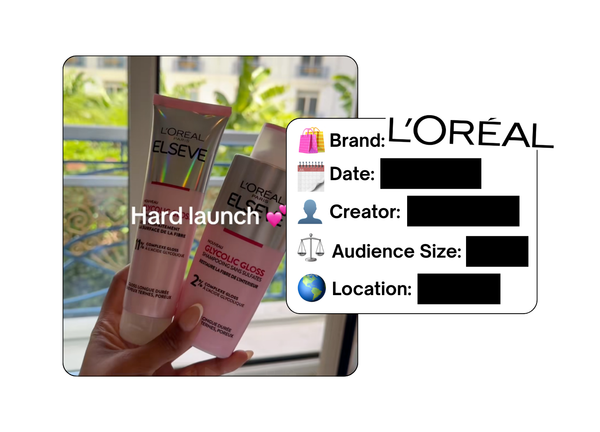 Spotted: L'Oreal in a new paid collab