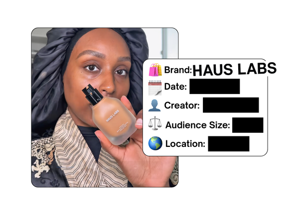 Spotted: Haus Labs in a new paid collab