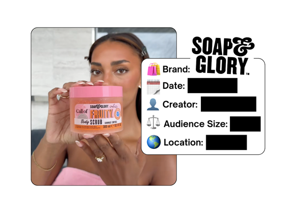 Spotted: Soap & Glory in a new paid collab