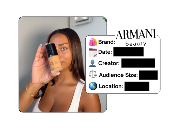 Spotted: Armani Beauty in a new paid collab