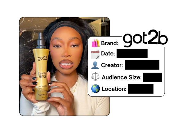 Spotted: got2b in a new paid collab