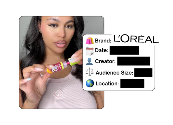 Spotted: L’Oreal in a new paid collab