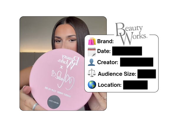 Spotted: Beauty Works in a new paid collab