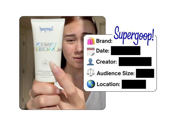 Spotted: Supergoop in a new paid collab