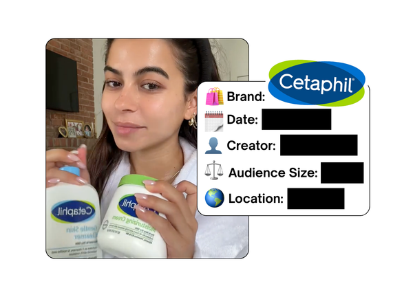 Spotted: Cetaphil in a new paid collab