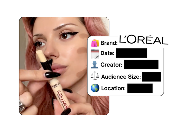 Spotted: L’Oreal in a new paid collab