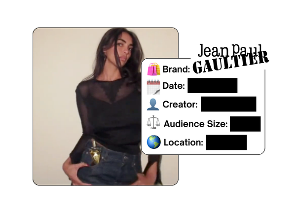 Spotted: Jean Paul Gaultier in a new paid collab