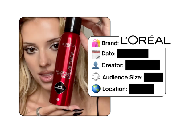 Spotted: L’Oreal in a new paid collab