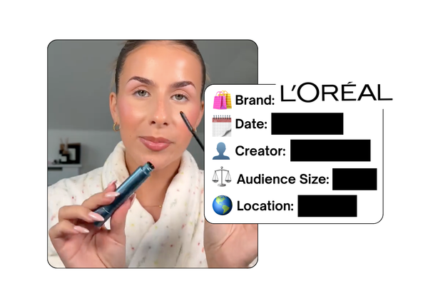 Spotted: L'Oreal in a new paid collab