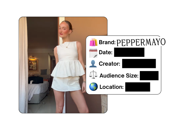 Spotted: PEPPERMAYO in a new paid collab