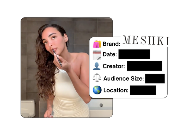 Spotted: Meshki in a new paid collab