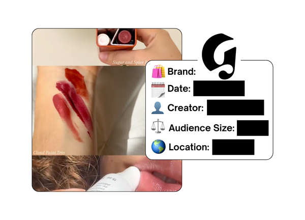 Spotted: Glossier in a new paid collab