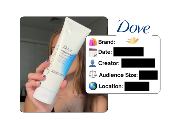 Spotted: Dove in a new paid collab