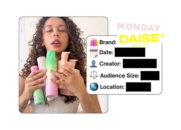 Spotted: Monday Haircare x Daise Beauty in a new paid collab