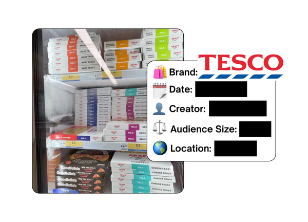 Spotted: Tesco in a new paid collab