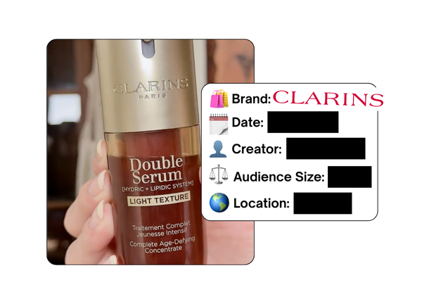 Spotted: Clarins in a new paid collab