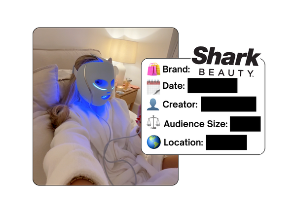 Spotted: Shark Beauty in a new paid collab
