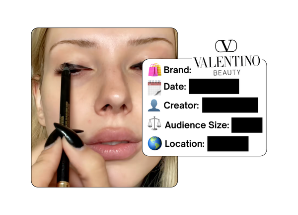 Spotted: Valentino Beauty in a new paid collab