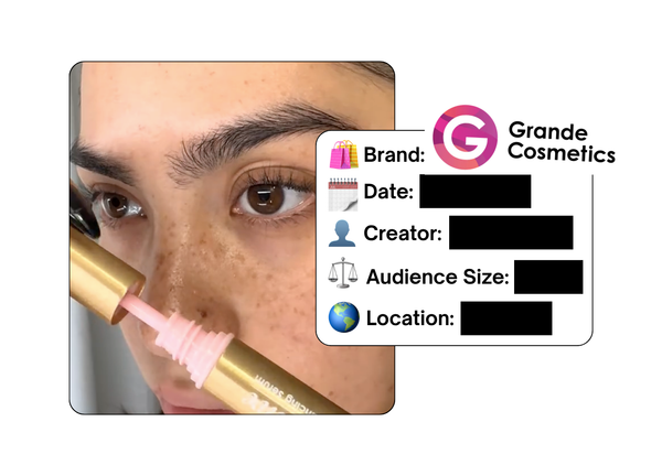 Spotted: Grande Cosmetics in a new paid collab