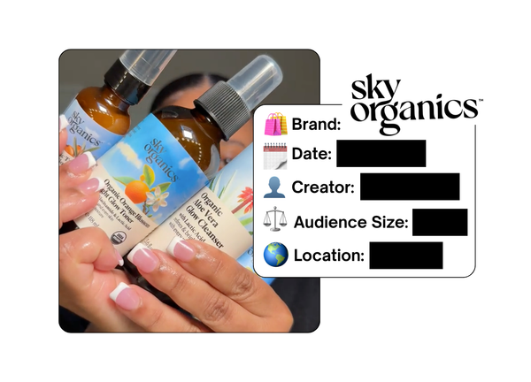 Spotted: Sky Organics in a new paid collab
