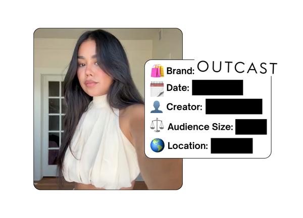 Spotted: ‎Outcast in a new paid collab