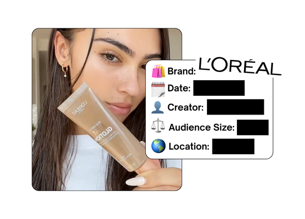 Spotted: L'Oreal in a new paid collab