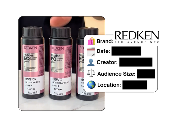 Spotted: Redken in a new paid collab