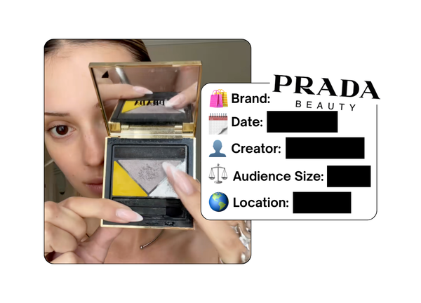 Spotted: Prada Beauty in a new paid collab