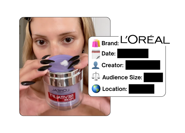Spotted: L’Oreal in a new paid collab