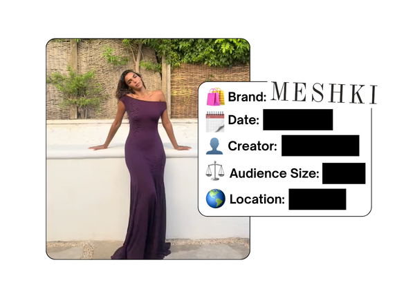 Spotted: Meshki in a new paid collab