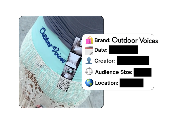 Spotted: Outdoor Voices in a new paid collab