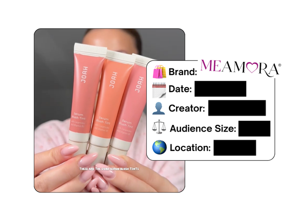 Spotted: MeAmora in a new paid collab