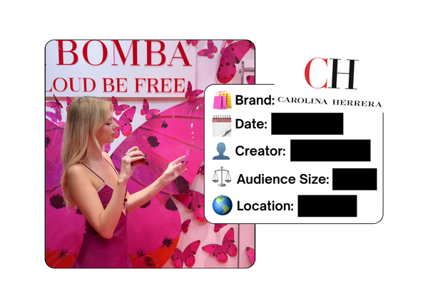 Spotted: Carolina Herrera in a new paid collab