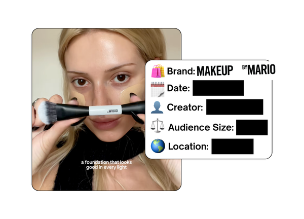 Spotted: Makeup by Mario in a new paid collab